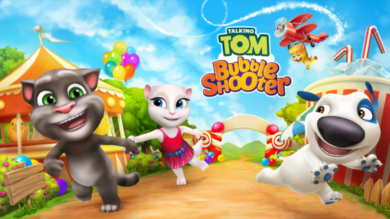 لعبة Talking Tom Bubble Shooter في متجر ويندوز